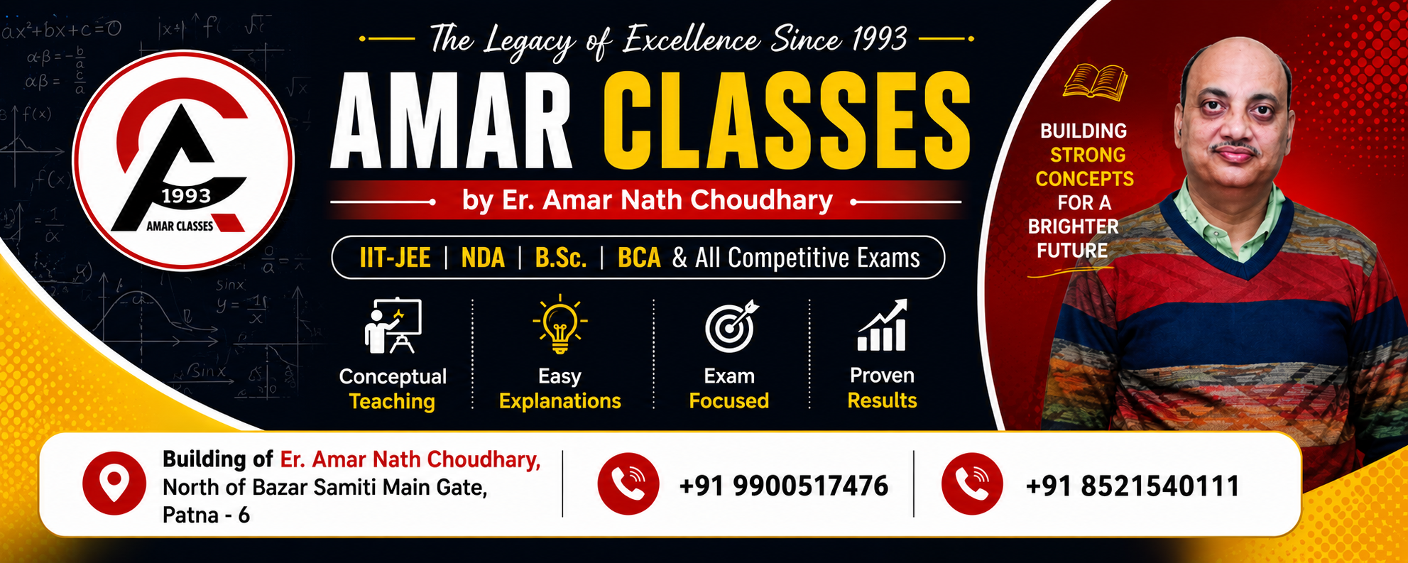 Amar Classes 1993 banner